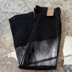 Madewell Women's Black Wide Leg Jeans